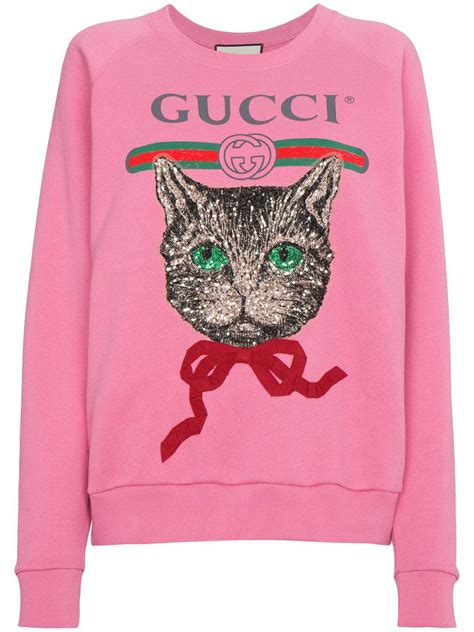 gucci sweatshirt cat